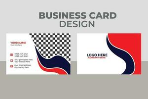 design de modelo de cartão postal de negócios vetor