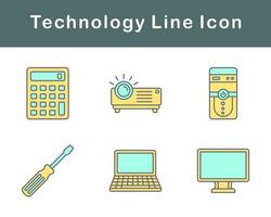 tecnologia vetor ícone conjunto