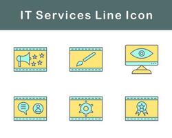 isto Serviços vetor ícone conjunto