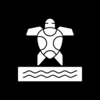 design de ícone vetorial de tartaruga marinha vetor