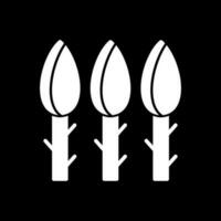 design de ícone de vetor de espargos