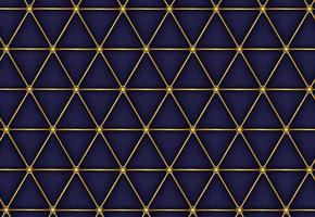 padrão poligonal abstrato luxo linha dourada com fundo azul escuro modelo. estilo premium para pôster, capa, impressão, arte. ilustração vetorial vetor