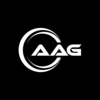 aag carta logotipo Projeto dentro ilustração. vetor logotipo, caligrafia desenhos para logotipo, poster, convite, etc.