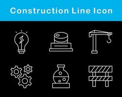 conjunto de ícones de vetores de construção