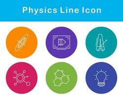 física vetor ícone conjunto
