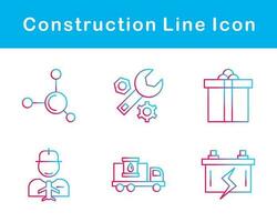 conjunto de ícones de vetores de construção