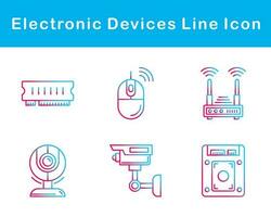 eletrônico dispositivos vetor ícone conjunto