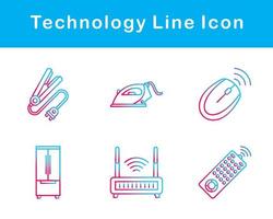 tecnologia vetor ícone conjunto