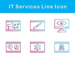 isto Serviços vetor ícone conjunto