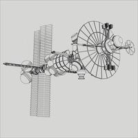 Lineart da nave vetor