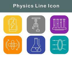 física vetor ícone conjunto