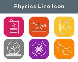 física vetor ícone conjunto