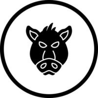 ícone de vetor de porco