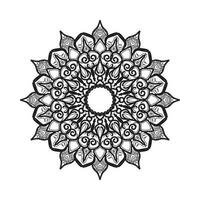 mandala desenhada à mão. decoração em ornamento de doodle oriental étnica. vetor