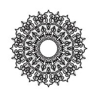 mandala desenhada à mão. decoração em ornamento de doodle oriental étnica. vetor