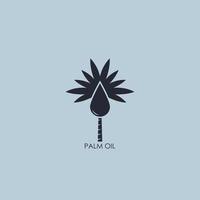 Palma verão ícone logotipo vetor