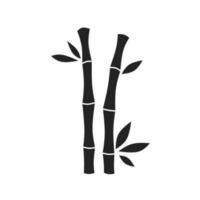 bambu ícone ilustração placa para logotipo. estoque vetor. vetor