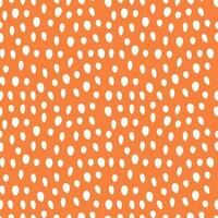 laranja pastel desatado padronizar com abstrato pontos formas. textura para têxtil imprimir. vetor