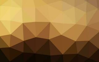 amarelo escuro, cobertura de mosaico de triângulo vetorial laranja. vetor