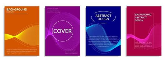 conjunto de capas abstratas modernas vetor