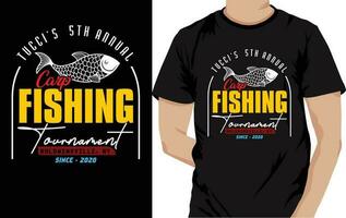 Eu amor pescaria camiseta Projeto vetor