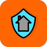 design de ícone de vetor de segurança em casa