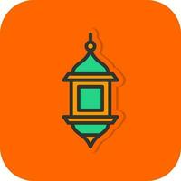 design de ícone de vetor de lâmpada árabe