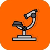 design de ícone de vetor de microscópio