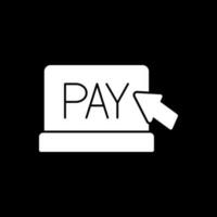design de ícone de vetor de pagamento eletrônico