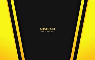 design abstrato amarelo e preto vetor