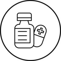 ícone de vetor de pílula