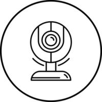 ícone de vetor de webcam