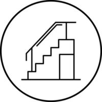 ícone de vetor de escadas