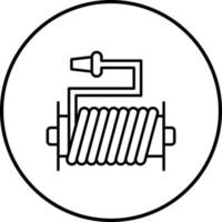 ícone de vetor de mangueira de água