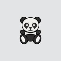 fofa kawaii bebê panda sentado levantando mão desenho animado personagem  vetor ícone ilustração. crianças ilustração animal natureza conceito. plano  desenho animado estilo 22518779 Vetor no Vecteezy