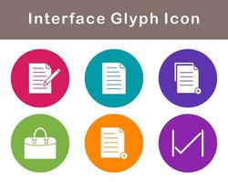 interface vetor ícone conjunto