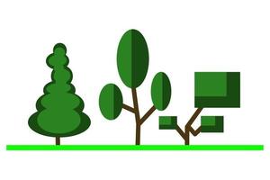 floresta Projeto ilustração, simples floresta ícone com elegante conceito vetor