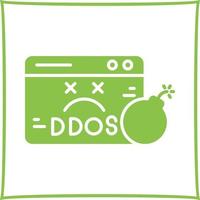 ícone do vetor ddos