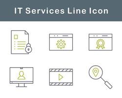 isto Serviços vetor ícone conjunto