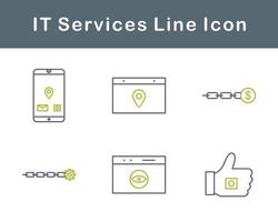 isto Serviços vetor ícone conjunto