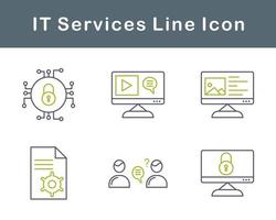 isto Serviços vetor ícone conjunto