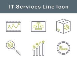 isto Serviços vetor ícone conjunto