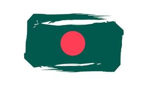 Bangladesh bandeira Projeto ilustração, ícone bandeira Projeto com elegante conceito vetor