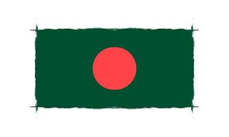 Bangladesh bandeira Projeto ilustração, ícone bandeira Projeto com elegante conceito vetor