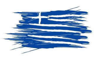 Grécia bandeira Projeto ilustração, simples Projeto com elegante conceito vetor