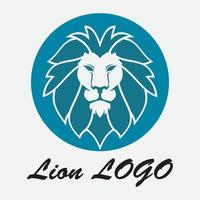 ícone de vetor de modelo de logotipo de leão