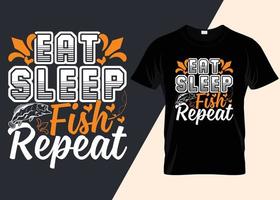 pescaria tipografia camiseta Projeto minimalista camiseta Projeto vetor
