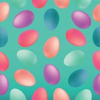 desatado padronizar do ovos. colorida colorida ovo ícones para decoração Páscoa feriados. vetor ilustração