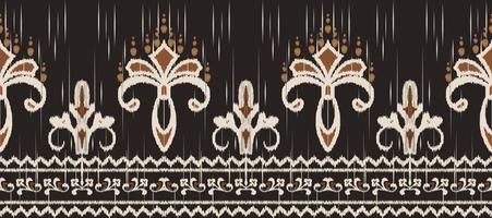 africano ikat paisley bordado. étnico ikat triângulo africano ikat paisley bordado. batik têxtil desatado padronizar digital vetor Projeto para impressão saree kurti Bornéu tecido fronteira escova festa vestem