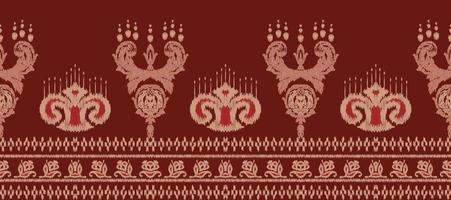 africano ikat paisley bordado. batik têxtil ikat impressões desatado padronizar digital vetor Projeto para impressão saree kurti Bornéu tecido fronteira escova festa vestem